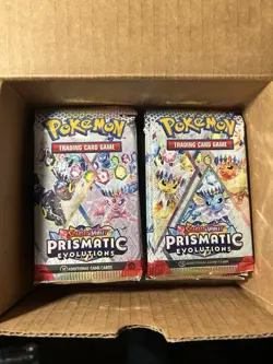20 Packs Scarlet & Violet Prismatic Evolutions Booster Packs Pokemon Sealed 🔥 - Image 1