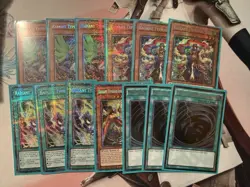 Yugioh Radiant Typhoon Deck Core Starlight Rare Rarity + 3x Ulti Mst all Mint - Image 1