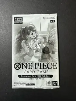 ONE PIECE Card Game Tournament Pack 2024 Oct-Dec English Sealed Single Card Pack - Image 1