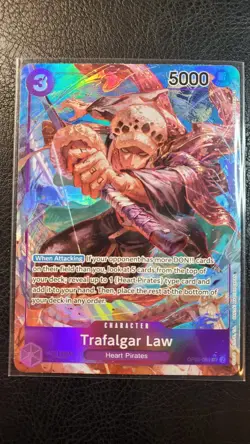Trafalgar Law Alt Art OP05-069 M PF OPTCG One Piece Awakening Of The New Era - Image 1