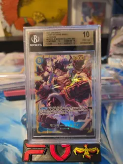2025 One Piece A Fist of Divine Speed Monkey.D.Luffy #OP11-118 BGS 10 JAPANESE - Image 1
