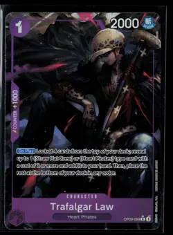 Trafalgar Law OP09-069 R Alt Art Emperors in the New World One Piece English - Image 1
