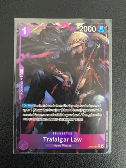 TRAFALGAR LAW OP09-069 ALT ART RARE EMPERORS IN THE NEW WORLD One Piece TCG NM - Image 1