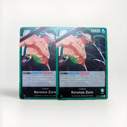 Roronoa Zoro OP12-020 Leader - One Piece: Legacy of the Master English x2 - Image 1