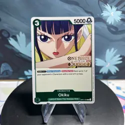 One Piece Okiku OP01-035 Judge Promo R NM - Image 1