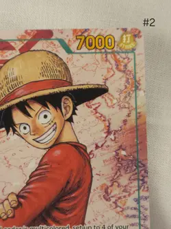 One Piece TCG Monkey.D.Luffy Op13-118 Secret Rare Alt Art - Image 3