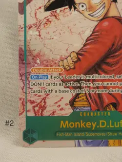 One Piece TCG Monkey.D.Luffy Op13-118 Secret Rare Alt Art - Image 5