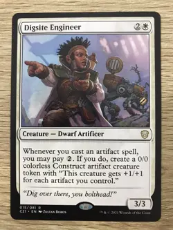 Digsite Engineer MTG Magic the Gathering Card NM Near Mint Commander 2021 C21 - Image 1