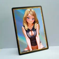 SERENA Waifu Anime Card LIMITED 1/1 Custom TCG Holo Goddess Story ACG T13742 - Image 2