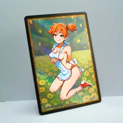 MISTY Waifu Anime Card LIMITED 1/1 Custom TCG Holo Goddess Story ACG T13729 - Image 2