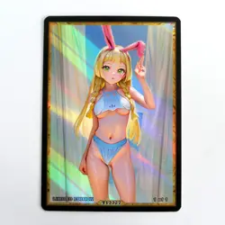 LILLIE Waifu Anime Card LIMITED 1/1 Custom TCG Holo Goddess Story ACG T13727 - Image 1
