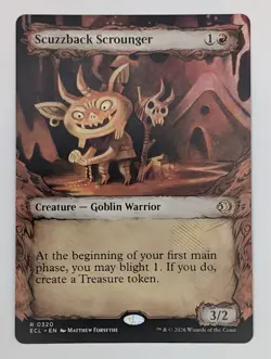 (Normal) Scuzzback Scrounger (Showcase) (320) Lorwyn Eclipsed Mtg NM - Image 1