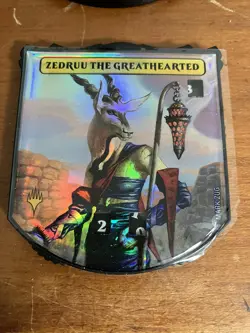 MTG Relic Tokens: Legendary ZEDRUU THE GREATHEARTED FOIL EDH Commander Magic - Image 1
