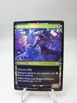 MTG -Silver-Fur Master (Showcase FOIL) Kamigawa: Neon Dynasty #353 Uncommon NM/M - Image 1