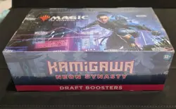 MTG Kamigawa Neon Dynasty - Draft Booster Box Sealed Free Shipping 195166102443 - Image 1