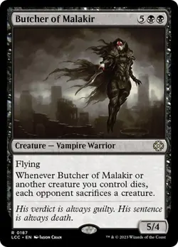 MTG - Butcher of Malakir - LCI Commander - Magic the Gathering - Image 1