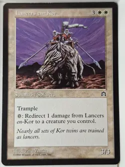 Lancers en-Kor - Stronghold - Magic the Gathering MTG Nice! - Image 1