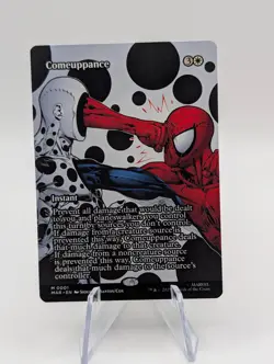 Magic the Gathering Spiderman | Comeuppance Borderless | Pack fresh NM - Image 1
