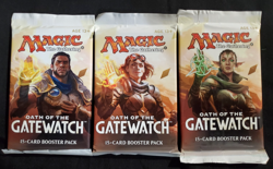 MTG OATH OF THE GATEWATCH Booster Pack x3 Unopened! - Image 1