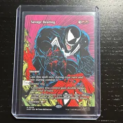 Magic: The Gathering Marvel Savage Beating Wizards Of The Coast Mint Condition - Image 1