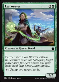 MTG - Ley Weaver - Battlebond - NM, English Magic FLAT RATE SHIP - Image 1