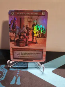 Aramos Mercenaries - Alpha Foil - Sorcery: Contested Realm - Image 1