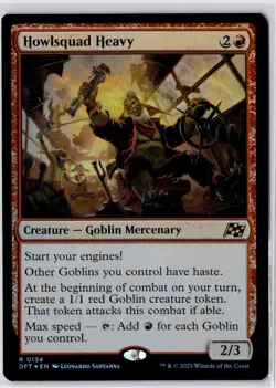 Howlsquad Heavy Aetherdrift Foil NM R 0134 - Image 1