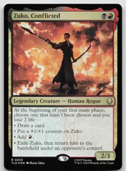 Zuko, Conflicted R Foil Avatar: The Last Airbender 253 NM - Image 1