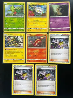 8x Lot Bundle set of SM XY Black Star Cosmos Stamped Promos Pokemon Cards YY8 1 - Image 1