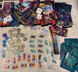 Pokemon TCG Playing Dice, Play Mats, Books, Coins, Stickers New Unused Bulk Lot - Image 1