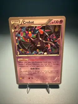 Pokemon Card 2015 World Championship Promo Rare Crobat 33/119 TCG - Image 1