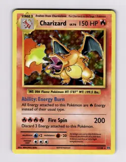 Charizard 11/108 Holo Rare XY - Evolutions 2016 Pokemon - Image 1