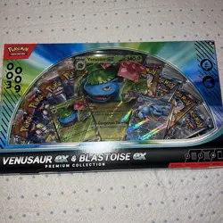 Pokemon TCG Venusaur ex & Blastoise ex Premium Collection Box Sealed 2025 - Image 1