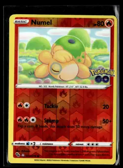 Pokemon TCG Pokemon GO #013/078 Numel (Peelable Ditto) - Image 1