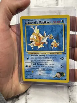 Giovanni's Magikarp 73/132 Gym Challenge Common Pokemon Card Pokemon WOTC LP+ - Image 1