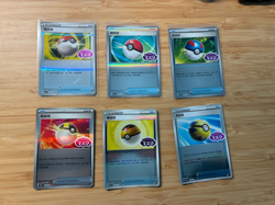 Pokemon S-Chinese Gem Pack 2 PokeBall 6 card lot Stamp Great Ultra Ball 1 US - Image 1