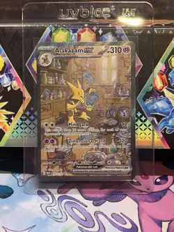 Pokemon TCG Alakazam EX 201/165 Special Illustration Rare Scarlet & Violet 151 - Image 1
