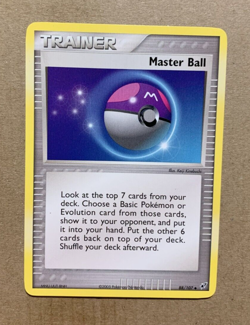 Master Ball 88/107 EX Deoxys - Uncommon Pokemon Card - NM/Mint - Image 1