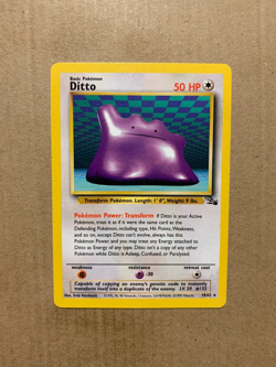 Ditto 18/62 Fossil Set - Rare Pokemon Card - EXCELLENT - Image 1