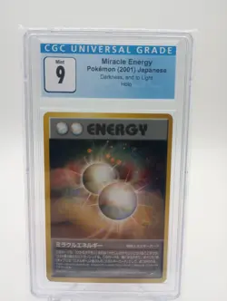 CGC 9 - Miracle Energy Holo - 2001 Japanese Pokemon Darkness and to Light - Image 1