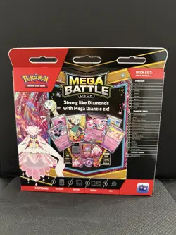 Pokemon TCG Mega Battle Deck Mega Diancie EX Meloetta - Image 2