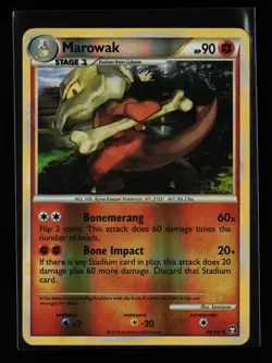 Marowak 44/102 Uncommon Reverse Holo Triumphant Pokemon Card - Image 1