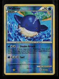 Wailmer 52/102 Uncommon Reverse Holo Triumphant Pokemon Card - Image 1