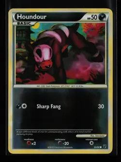 Houndour 53/90 Common Reverse Holo Undaunted Pokemon Card - Image 1