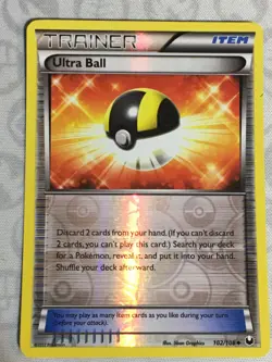 D1387 POKEMON TCG DARK EXPLORERS ULTRA BALL 102 REVERSE HOLO LP UNCOMMON - Image 1