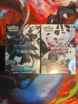 Pokemon TCG Black Bolt and White Flare 2 Booster Bundles - FACTORY SEALED - Image 1