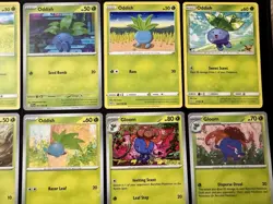 14x Oddish Gloom Vileplume Pokemon Card Set W/ Holos Cute Grass Type Pokemon - Image 3