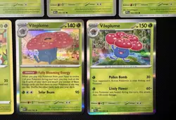 14x Oddish Gloom Vileplume Pokemon Card Set W/ Holos Cute Grass Type Pokemon - Image 4