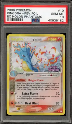 Pokemon Kingdra Ex Holon Phantoms Reverse Holo Rare #10 PSA 10 Gem Mint - Image 1