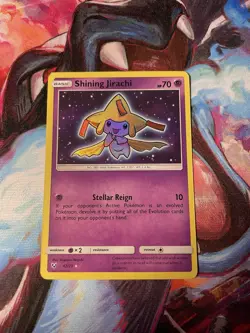 Shining Jirachi 42/73 Shining Legends Holo MP Pokemon Card 2017 - Image 1